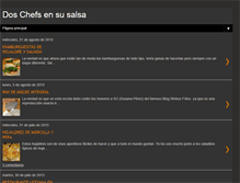 Tablet Screenshot of doschefsensusalsa.com